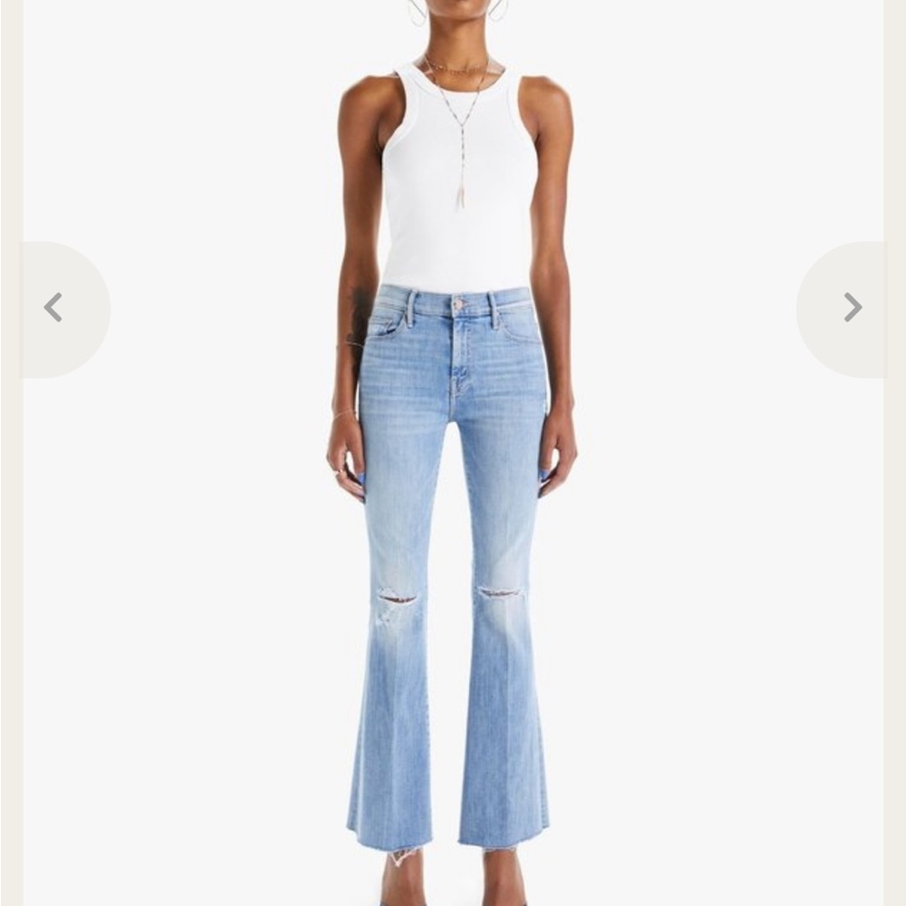 Mother Denim The Weekend Fray Jeans Size 32 NWT
